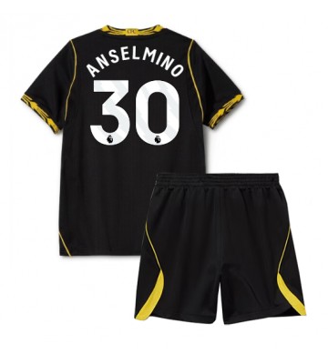 Chelsea Aaron Anselmino #30 Bortaställ Barn 2026-27 Kortärmad (+ Korta byxor)